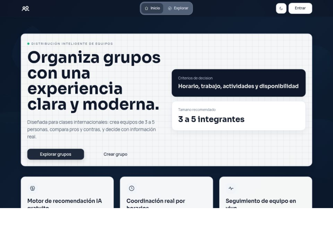 Grupos Unir: comunidades PWA